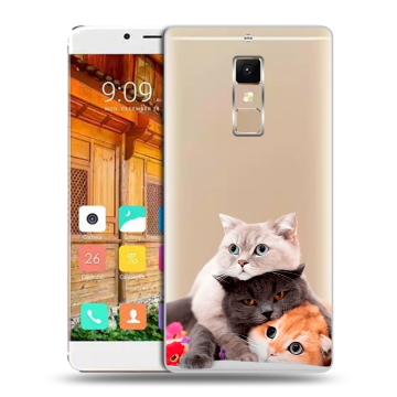 Пластиковый чехол на Elephone S3 с принтом Кошки Пластиковый чехол на Elephone S3 с принтом Кошки