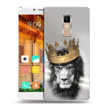 Пластиковый чехол на Elephone S3 с принтом Лев с короной Пластиковый чехол на Elephone S3 с принтом Лев с короной