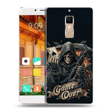Пластиковый чехол на Elephone S3 с принтом Скелет карты