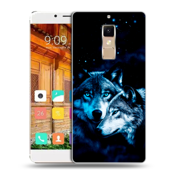 Пластиковый чехол на Elephone S3 с принтом Волки Пластиковый чехол на Elephone S3 с принтом Волки