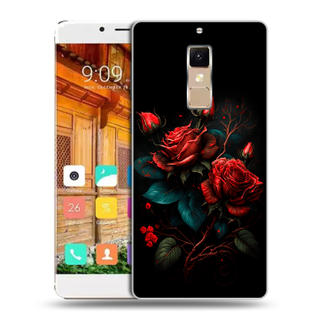 Пластиковый чехол на Elephone S3 с принтом Розы красные Пластиковый чехол на Elephone S3 с принтом Розы красные