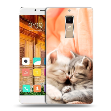 Пластиковый чехол на Elephone S3 с принтом Котята