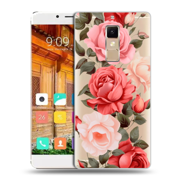 Пластиковый чехол на Elephone S3 с принтом Розы