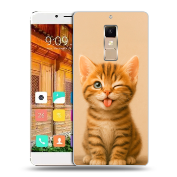 Пластиковый чехол на Elephone S3 с принтом котенок Пластиковый чехол на Elephone S3 с принтом котенок