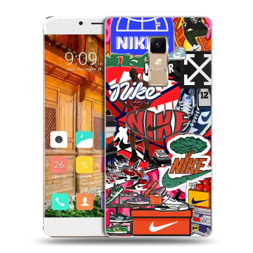 Пластиковый чехол на Elephone S3 с принтом Найк Nike яркий Пластиковый чехол на Elephone S3 с принтом Найк Nike яркий