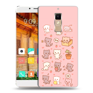 Пластиковый чехол на Elephone S3 с принтом Hello Kitty Хелоу Кити