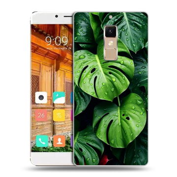 Пластиковый чехол на Elephone S3 с принтом Листья