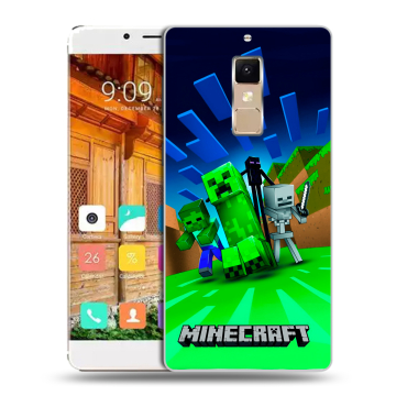 Пластиковый чехол на Elephone S3 с принтом Майнкрафт Пластиковый чехол на Elephone S3 с принтом Майнкрафт