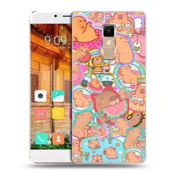 Пластиковый чехол на Elephone S3 с принтом капибары