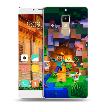 Пластиковый чехол на Elephone S3 с принтом Майнкрафт Minecraft Пластиковый чехол на Elephone S3 с принтом Майнкрафт Minecraft