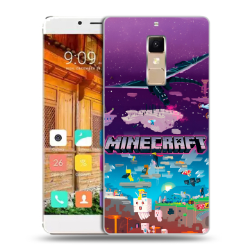 Пластиковый чехол на Elephone S3 с принтом Майнкрафт Minecraft Пластиковый чехол на Elephone S3 с принтом Майнкрафт Minecraft