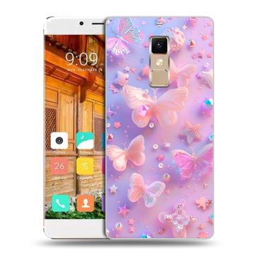 Пластиковый чехол на Elephone S3 с принтом Бабочки Пластиковый чехол на Elephone S3 с принтом Бабочки