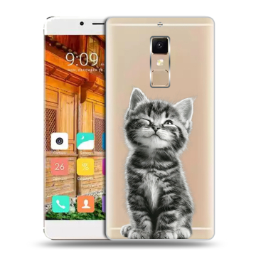 Пластиковый чехол на Elephone S3 с принтом Котенок