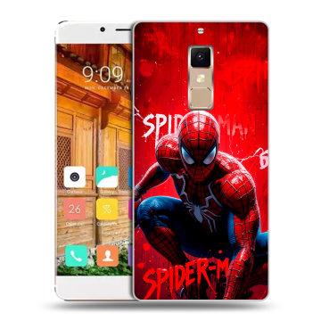 Пластиковый чехол на Elephone S3 с принтом Spiderman Человек паук Пластиковый чехол на Elephone S3 с принтом Spiderman Человек паук