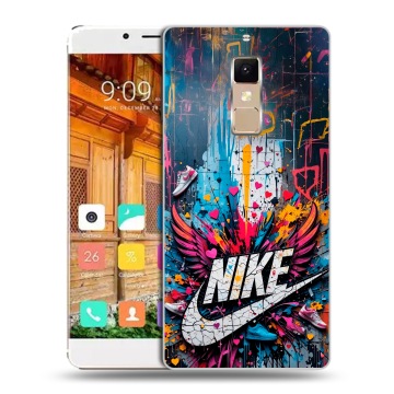 Пластиковый чехол на Elephone S3 с принтом Nike Найк