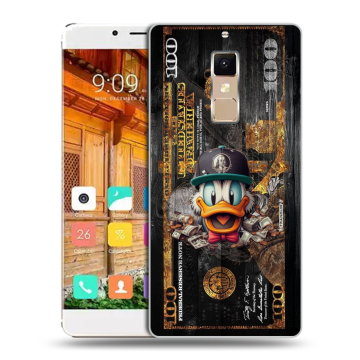 Пластиковый чехол на Elephone S3 с принтом Дональд Дак Доллар Пластиковый чехол на Elephone S3 с принтом Дональд Дак Доллар