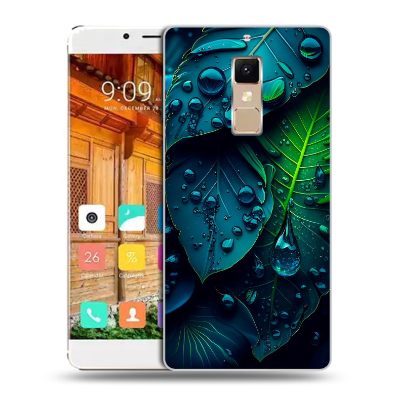 Пластиковый чехол на Elephone S3 с принтом Листья Пластиковый чехол на Elephone S3 с принтом Листья