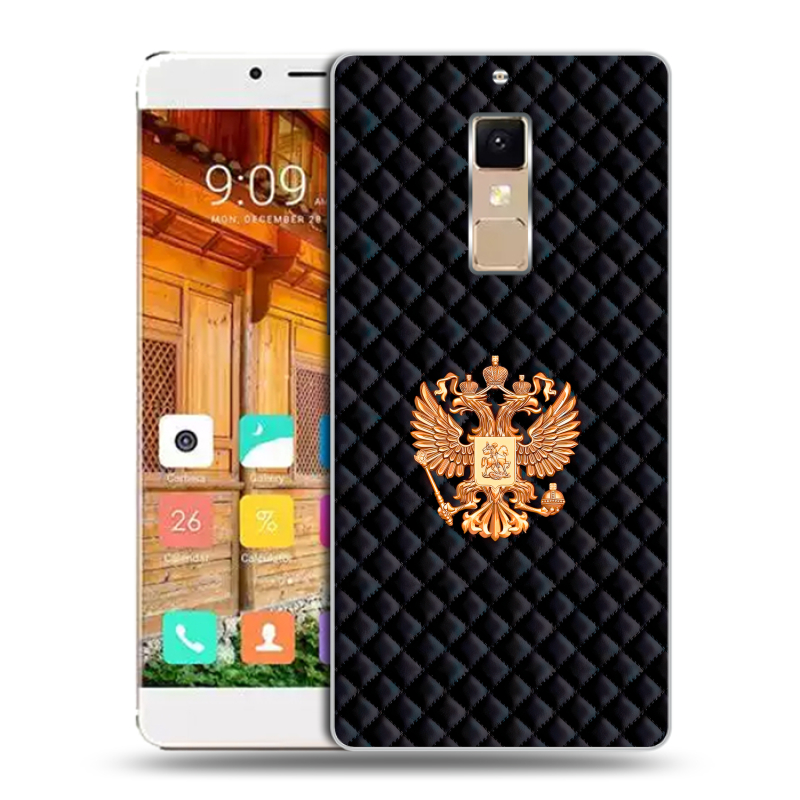 Пластиковый чехол на Elephone S3 с принтом Герб России принт Пластиковый чехол на Elephone S3 с принтом Герб России принт