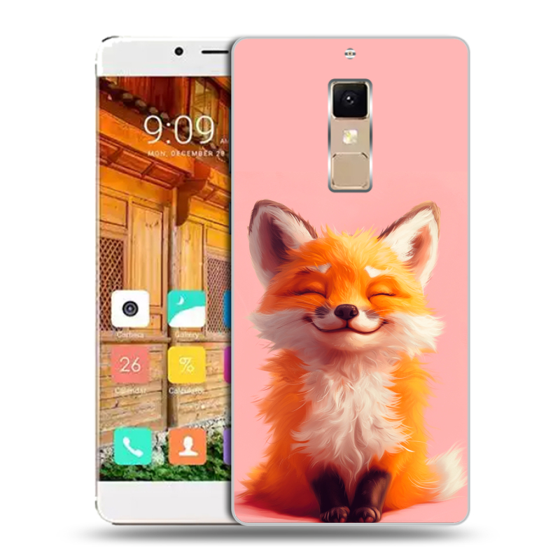 Пластиковый чехол на Elephone S3 с принтом милая лиса Пластиковый чехол на Elephone S3 с принтом милая лиса