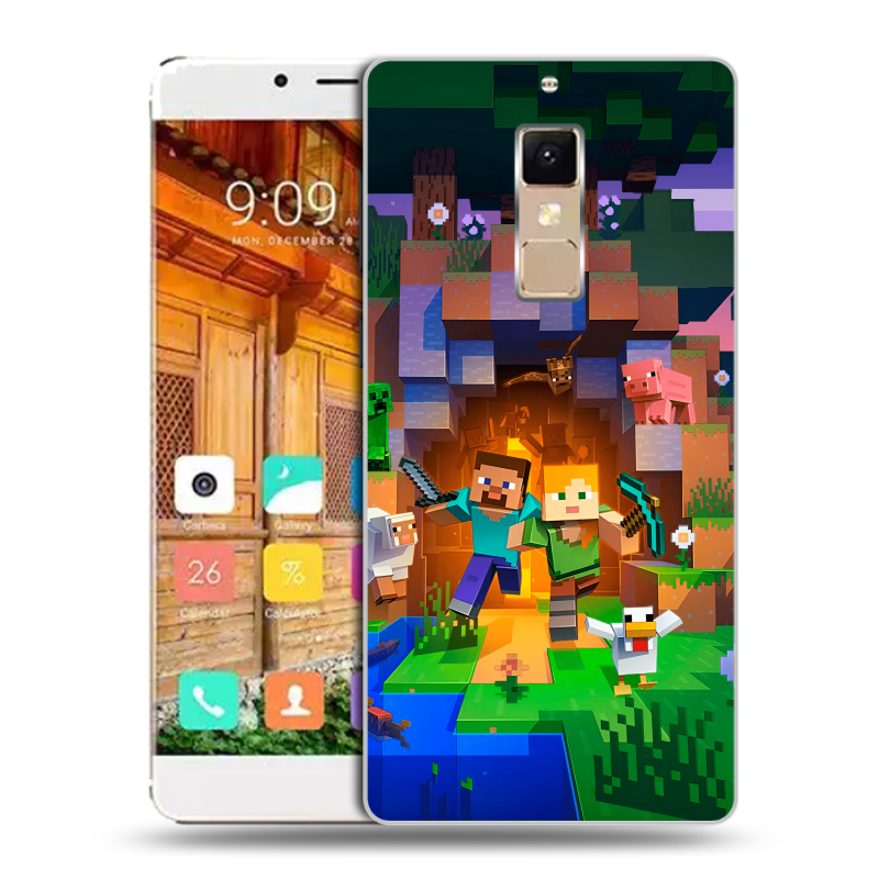 Пластиковый чехол на Elephone S3 с принтом Майнкрафт Minecraft Пластиковый чехол на Elephone S3 с принтом Майнкрафт Minecraft