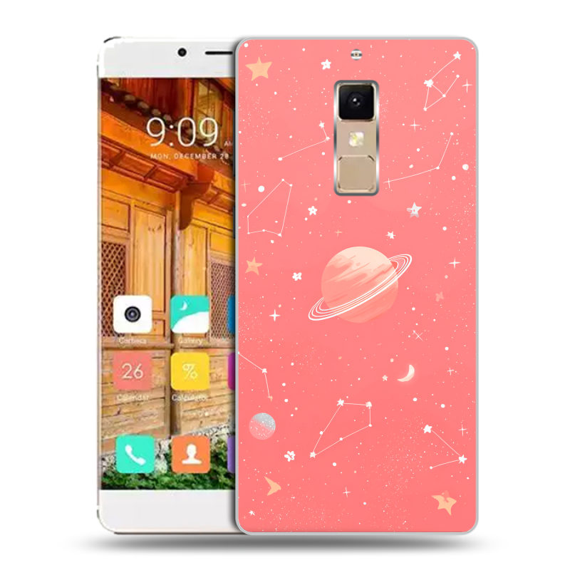 Пластиковый чехол на Elephone S3 с принтом Розовый космос Пластиковый чехол на Elephone S3 с принтом Розовый космос