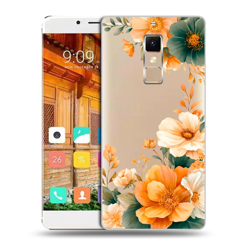 Пластиковый чехол на Elephone S3 с принтом Цветы принт Пластиковый чехол на Elephone S3 с принтом Цветы принт