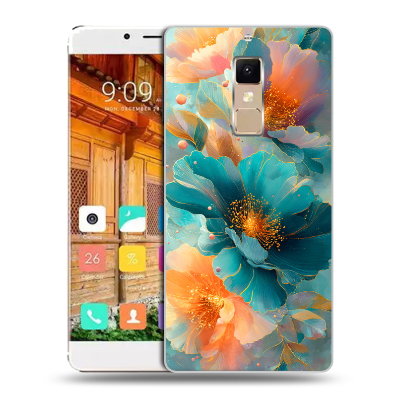 Пластиковый чехол на Elephone S3 с принтом Цветы Пластиковый чехол на Elephone S3 с принтом Цветы