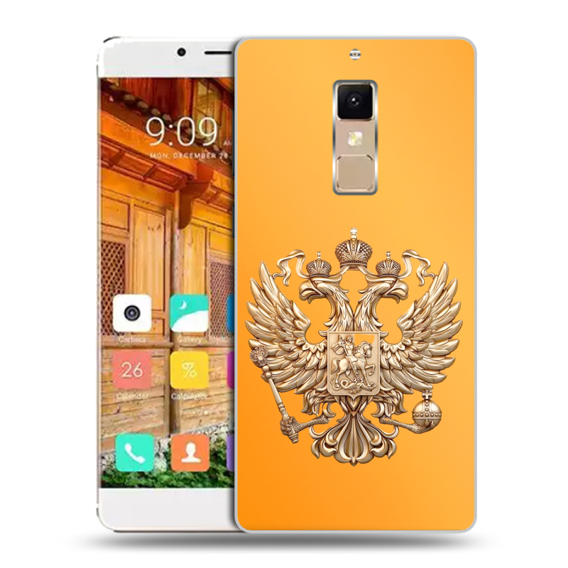 Пластиковый чехол на Elephone S3 с принтом Герб Флаг России Пластиковый чехол на Elephone S3 с принтом Герб Флаг России