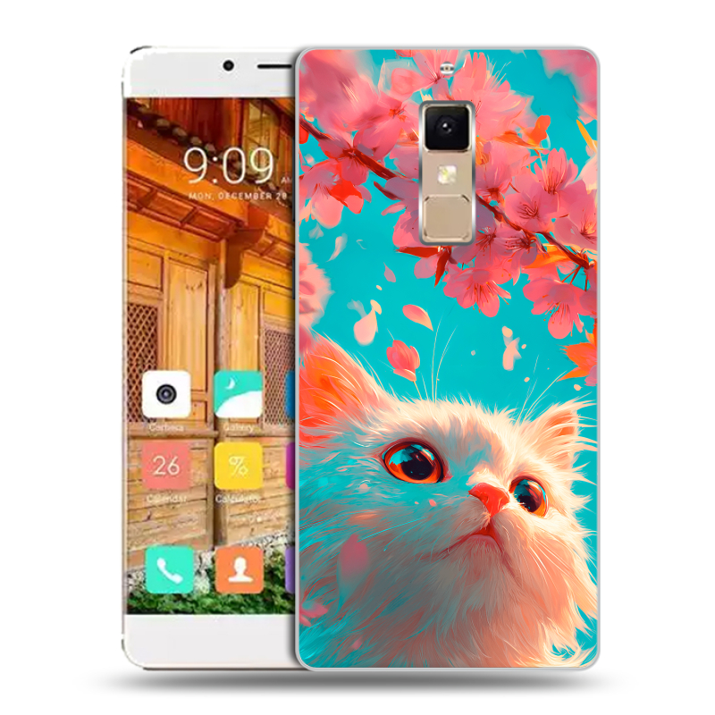 Пластиковый чехол на Elephone S3 с принтом Красивый кот Пластиковый чехол на Elephone S3 с принтом Красивый кот