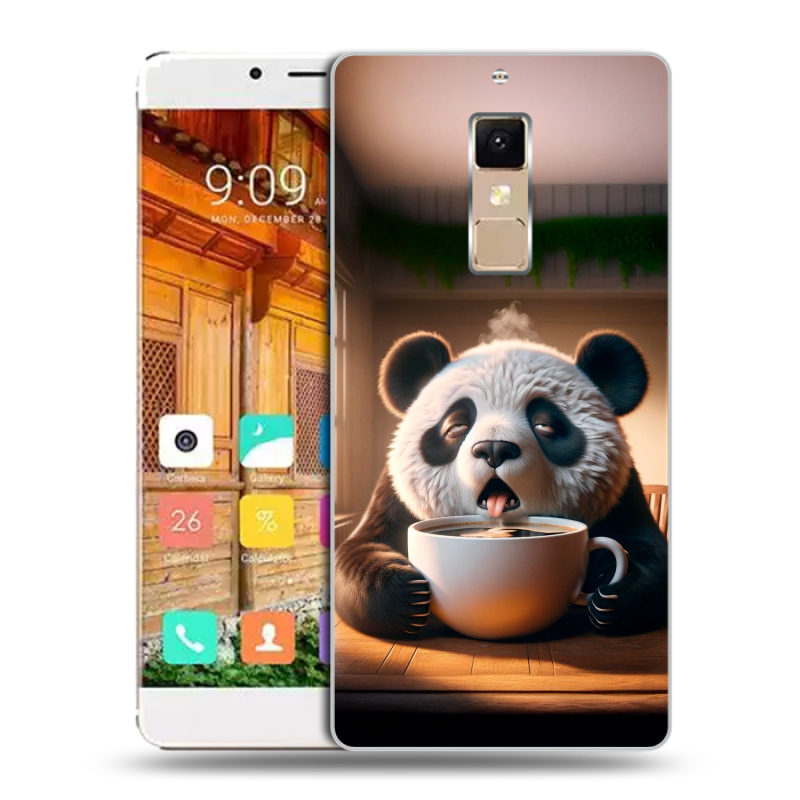 Пластиковый чехол на Elephone S3 с принтом смешная панда Пластиковый чехол на Elephone S3 с принтом смешная панда