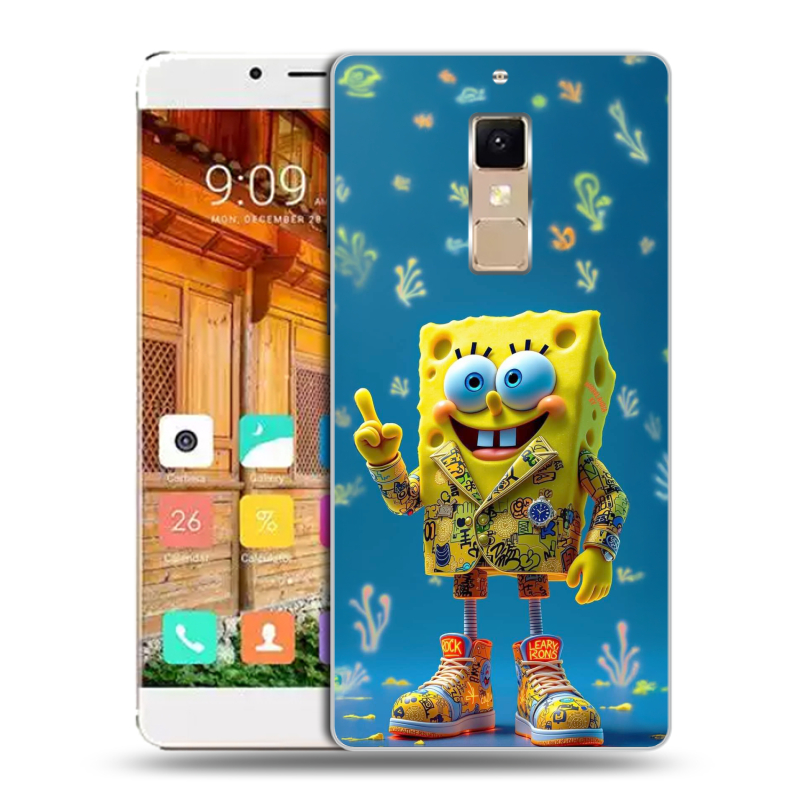 Пластиковый чехол на Elephone S3 с принтом Спанч боб Спанчбоб Пластиковый чехол на Elephone S3 с принтом Спанч боб Спанчбоб