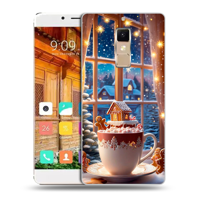 Пластиковый чехол на Elephone S3 с принтом Новый год Пластиковый чехол на Elephone S3 с принтом Новый год