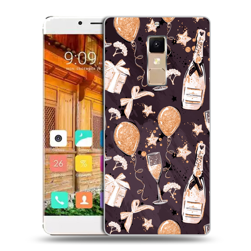 Пластиковый чехол на Elephone S3 с принтом Новый год Пластиковый чехол на Elephone S3 с принтом Новый год