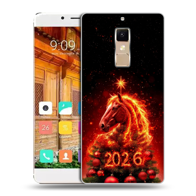 Пластиковый чехол на Elephone S3 с принтом Новый год Пластиковый чехол на Elephone S3 с принтом Новый год
