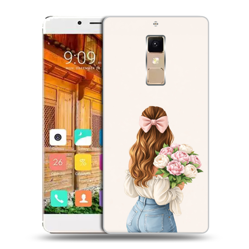 Пластиковый чехол на Elephone S3 с принтом женский Пластиковый чехол на Elephone S3 с принтом женский