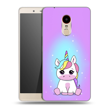 Силиконовый чехол на ZTE Nubia Z11 Max с принтом Единорог