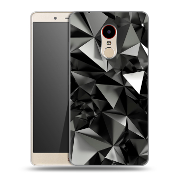 Силиконовый чехол на ZTE Nubia Z11 Max с принтом Черные кристаллы