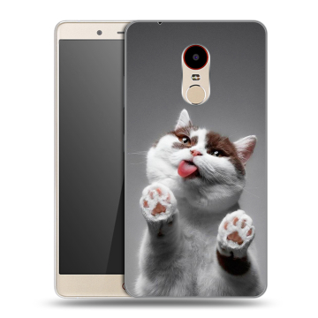 Силиконовый чехол на ZTE Nubia Z11 Max с принтом Коты