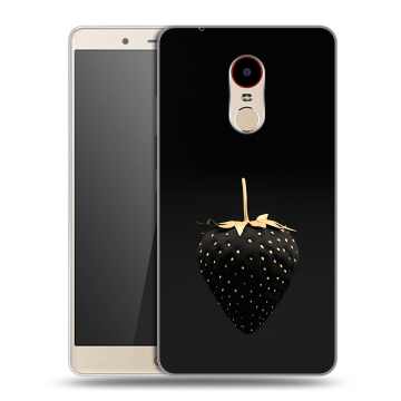 Силиконовый чехол на ZTE Nubia Z11 Max с принтом Черная клубника