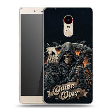 Силиконовый чехол на ZTE Nubia Z11 Max с принтом Скелет карты Силиконовый чехол на ZTE Nubia Z11 Max с принтом Скелет карты