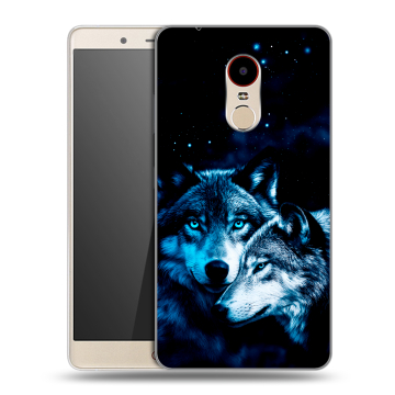 Силиконовый чехол на ZTE Nubia Z11 Max с принтом Волки
