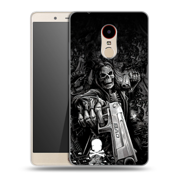 Силиконовый чехол на ZTE Nubia Z11 Max с принтом Скелет