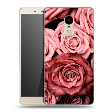Силиконовый чехол на ZTE Nubia Z11 Max с принтом Цветы розы