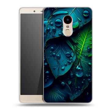 Силиконовый чехол на ZTE Nubia Z11 Max с принтом Листья Силиконовый чехол на ZTE Nubia Z11 Max с принтом Листья