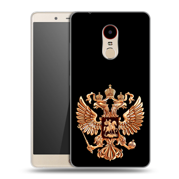 Силиконовый чехол на ZTE Nubia Z11 Max с принтом Герб России золотой Силиконовый чехол на ZTE Nubia Z11 Max с принтом Герб России золотой
