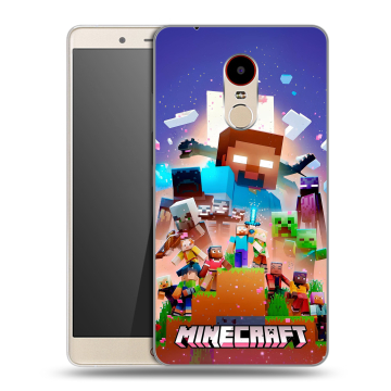 Силиконовый чехол на ZTE Nubia Z11 Max с принтом Майнкрафт Minecraft Силиконовый чехол на ZTE Nubia Z11 Max с принтом Майнкрафт Minecraft