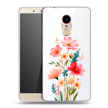 Силиконовый чехол на ZTE Nubia Z11 Max с принтом Цветы