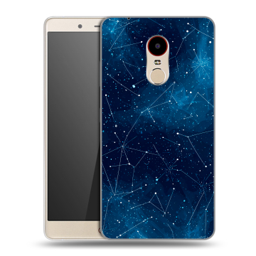 Силиконовый чехол на ZTE Nubia Z11 Max с принтом Космос звезды