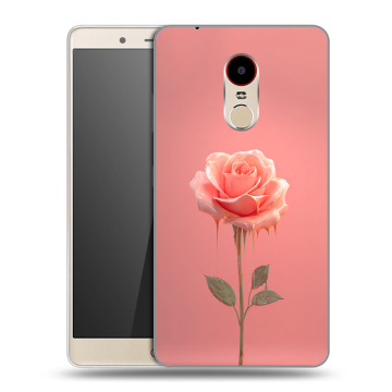 Силиконовый чехол на ZTE Nubia Z11 Max с принтом Розовая роза