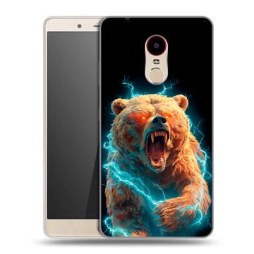 Силиконовый чехол на ZTE Nubia Z11 Max с принтом Медведь